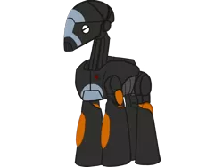 Size: 2048x1536 | Tagged: safe, artist:b1battledroid, derpibooru import, ponified, pony, battle droid, battle droids, droid, simple background, solo, star wars, transparent background