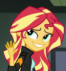 Size: 225x240 | Tagged: safe, derpibooru import, screencap, sunset shimmer, equestria girls, friendship games, clothes, picture for breezies, solo, sunedge shimmer