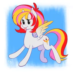 Size: 3000x3000 | Tagged: safe, artist:souladdicted, derpibooru import, oc, oc:pepper doll, unofficial characters only, pegasus, pony, cute, female, mare, smiling, solo, tongue out