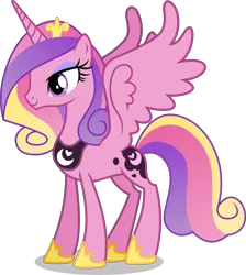 Size: 7613x8500 | Tagged: safe, artist:limedazzle, derpibooru import, princess cadance, princess luna, alicorn, pony, absurd resolution, alternate design, alternate universe, female, inkscape, simple background, solo, transparent background, vector