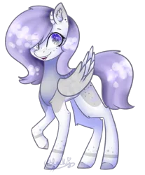 Size: 747x901 | Tagged: safe, artist:ohsushime, derpibooru import, oc, oc:mei-san, unofficial characters only, pegasus, pony, female, mare, raised hoof, simple background, solo, transparent background