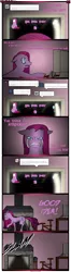 Size: 1245x4742 | Tagged: safe, artist:underwoodart, derpibooru import, pinkie pie, earth pony, pony, ask pink-pony, absurd resolution, angry, ask, comic, computer, crying, female, mare, pinkamena diane pie, solo, tumblr