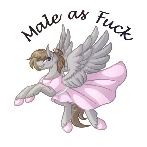 Size: 5000x5000 | Tagged: safe, artist:amazing-artsong, derpibooru import, oc, oc:digital dusk, unofficial characters only, pegasus, pony, absurd resolution, clothes, crossdressing, dress, flying, male, manly, solo, stallion, vulgar