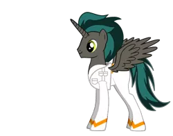 Size: 830x650 | Tagged: safe, derpibooru import, oc, oc:whitelightning, unofficial characters only, alicorn, pony, pony creator, alicorn oc, clothes, male, simple background, solo, stallion, transparent background