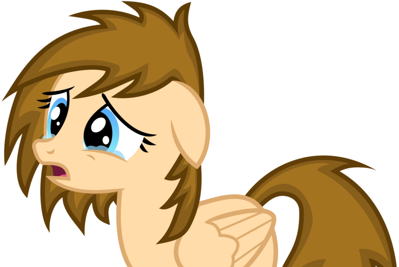 Size: 10300x6905 | Tagged: safe, artist:peahead, derpibooru import, oc, oc:stellar winds, unofficial characters only, pegasus, pony, absurd resolution, crying, floppy ears, sad, show accurate, simple background, solo, transparent background, upset, vector