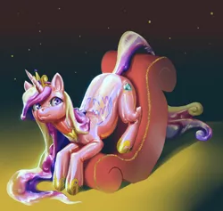 Size: 1280x1214 | Tagged: safe, artist:trunchbull, derpibooru import, princess cadance, alicorn, latex pony, original species, pony, rubber pony, female, image, jpeg, latex, liquid latex, looking at you, mare, rubber, shiny, sitting, solo