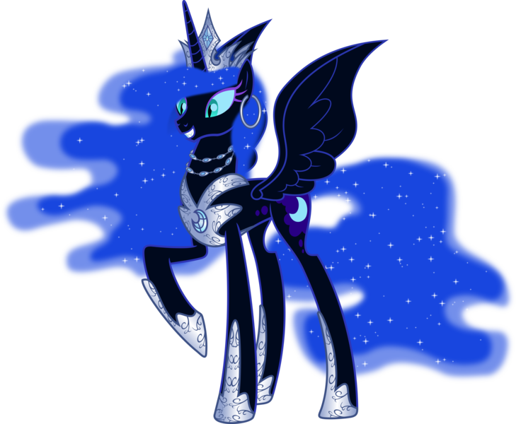 Size: 6000x4938 | Tagged: safe, artist:magister39, derpibooru import, nightmare moon, alicorn, pony, absurd resolution, alternate universe, armor, crown, jewelry, nightmareverse, regalia