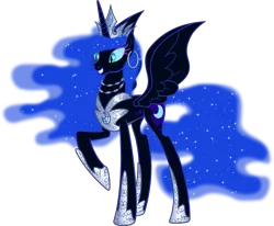 Size: 6000x4938 | Tagged: safe, artist:magister39, derpibooru import, nightmare moon, alicorn, pony, absurd resolution, alternate universe, armor, crown, jewelry, nightmareverse, regalia