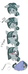 Size: 2002x5200 | Tagged: safe, artist:mrscurlystyles, derpibooru import, marble pie, earth pony, pony, absurd resolution, blushing, comic, cute, daaaaaaaaaaaw, embarrassed, female, hiding, hnnng, i love you, looking at you, marblebetes, offscreen character, pov, shy, simple background, so cute it kills you, weapons-grade cute, white background