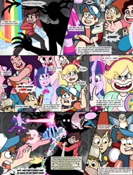 Size: 1500x1980 | Tagged: safe, artist:yogurthfrost, derpibooru import, twilight sparkle, big cat, human, lion, equestria girls, bracelet, connie maheswaran, crossover, diplight, dipper pines, gravity falls, greg (over the garden wall), horned humanization, humanized, jewelry, mabel pines, marco diaz, over the garden wall, ponied up, spiked wristband, star butterfly, star vs the forces of evil, steven universe, stevonnie, the beast, wirt, wristband
