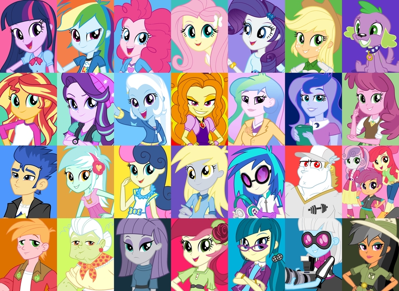 Size: 2919x2128 | Tagged: safe, derpibooru import, official, adagio dazzle, apple bloom, applejack, big macintosh, bon bon, bulk biceps, cheerilee, chestnut magnifico, daring do, derpy hooves, flash sentry, fluttershy, granny smith, juniper montage, lyra heartstrings, maud pie, photo finish, princess celestia, princess luna, rainbow dash, rarity, roseluck, scootaloo, spike, starlight glimmer, sunset shimmer, sweetie belle, sweetie drops, trixie, twilight sparkle, vinyl scratch, dog, equestria girls, mirror magic, rainbow rocks, spoiler:eqg specials, arm behind back, ascot, barrette, baubles, beanie, belt, blazer, boots, bow, bracelet, camera, cardigan, choker, clothes, collage, collar, costume, counterparts, cowboy hat, crossed arms, cutie mark crusaders, cutie mark on clothes, dress, ear piercing, earring, eyeshadow, female, flower, freckles, glasses, hair bow, hair bun, hair tie, hairband, hairclip, hairpin, hand on hip, hat, headband, headphones, hoodie, jacket, jewelry, lapel pin, looking at you, magical quartet, makeup, male, necklace, necktie, open mouth, pendant, piercing, pigtails, pith helmet, pointing, pointing trixie, poofy shoulders, principal celestia, raised eyebrow, rolled up sleeves, rose, shawl, shirt, shoes, shorts, skirt, smiling, spike the dog, spoiler, stetson, sunglasses, sweatband, sweater vest, twilight's counterparts, twintails, vest, vice principal luna, wall of tags, watch, wristband, wristwatch