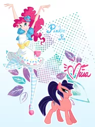 Size: 1936x2592 | Tagged: safe, artist:fantazyme, derpibooru import, pinkie pie, ponified, earth pony, human, pony, crossover, humanized, musa, winx club, winxified