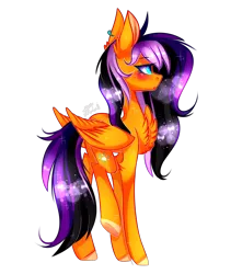 Size: 2299x2600 | Tagged: safe, artist:huirou, derpibooru import, oc, oc:sunrise, unofficial characters only, pegasus, pony, chest fluff, female, high res, mare, simple background, solo, transparent background