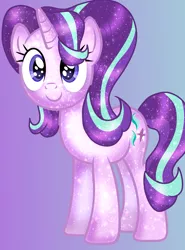 Size: 2007x2715 | Tagged: safe, artist:doraemonfan4life, derpibooru import, starlight glimmer, pony, unicorn, female, gradient background, mare, solo