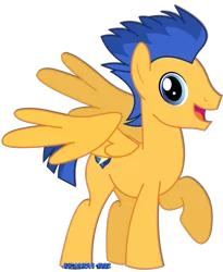 Size: 1600x1954 | Tagged: safe, artist:jucamovi1992, derpibooru import, flash sentry, pegasus, pony, equestria girls, cutie mark, looking at you, male, open mouth, raised hoof, simple background, smiling, stallion, transparent background