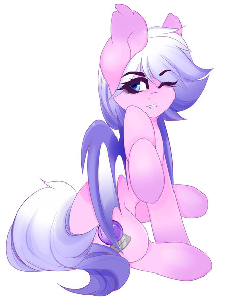 Size: 1024x1346 | Tagged: safe, artist:princesstiramichyuu, derpibooru import, oc, oc:dusty, unofficial characters only, bat pony, pony, female, mare, solo