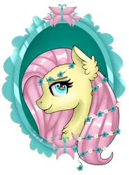 Size: 1024x1393 | Tagged: safe, artist:saturnstar14, derpibooru import, fluttershy, pegasus, pony, bust, chest fluff, ear fluff, female, mare, portrait, profile, shiny, simple background, solo, transparent background