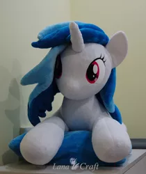 Size: 1477x1755 | Tagged: artist:lanacraft, derpibooru import, irl, life size, photo, plushie, safe, vinyl scratch, wrong eye color