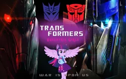 Size: 1024x640 | Tagged: safe, artist:sparkletron, derpibooru import, twilight sparkle, equestria girls, autobot, crossover, decepticon, megatron, optimus prime, symbol, transformers, transformers prime