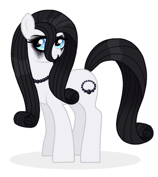 Size: 746x836 | Tagged: safe, artist:unoriginai, derpibooru import, oc, oc:precious pearl, unofficial characters only, earth pony, pony, cute, female, jewelry, mare, necklace, offspring, parent:filthy rich, parent:rarity, parents:raririch, pearl necklace, simple background, solo, transparent background