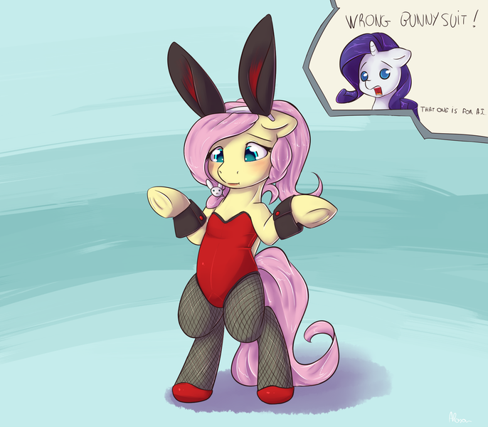 fluttershy bunny suit