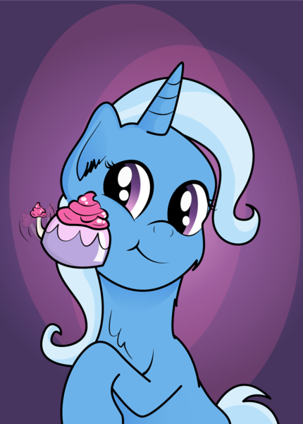 Size: 1044x1458 | Tagged: safe, artist:moonlightfan, derpibooru import, teacup poodle, trixie, pony, unicorn, all bottled up, cup, teacup, teacups, that pony sure does love teacups