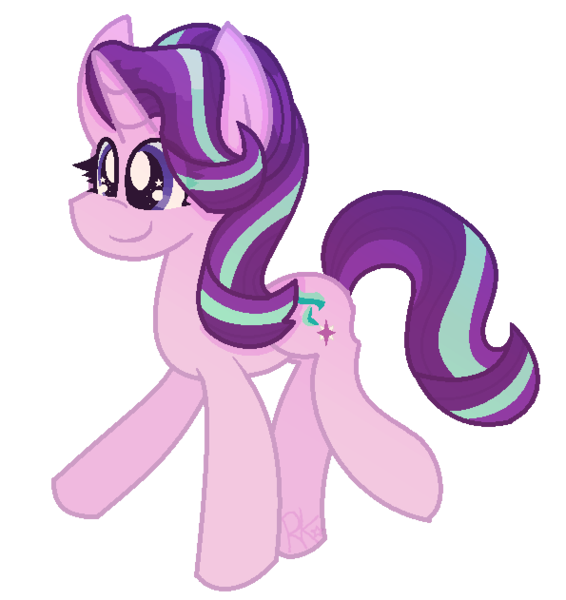 Size: 595x631 | Tagged: artist:rainbowkittyy, derpibooru import, safe, solo, starlight glimmer