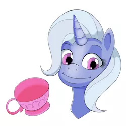 Size: 2000x2000 | Tagged: safe, artist:anonbelle, derpibooru import, trixie, pony, unicorn, all bottled up, cup, female, mare, meme, meme template, teacup, that pony sure does love teacups