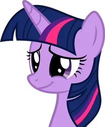 Size: 3727x4500 | Tagged: safe, artist:slb94, derpibooru import, twilight sparkle, twilight sparkle (alicorn), alicorn, pony, celestial advice, absurd resolution, bust, cute, portrait, senpai noticed me, simple background, smiling, solo, transparent background, twiabetes, vector, wide eyes