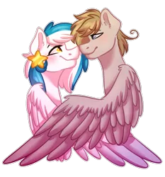 Size: 3268x3500 | Tagged: safe, artist:micky-ann, derpibooru import, oc, oc:digital dusk, oc:star seeker, unofficial characters only, pegasus, pony