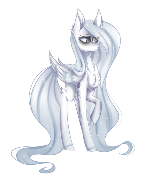 Size: 2005x2323 | Tagged: safe, artist:huirou, derpibooru import, oc, oc:mina, unofficial characters only, pegasus, pony, chest fluff, female, high res, mare, raised hoof, simple background, solo, transparent background