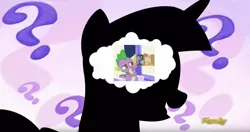 Size: 1272x670 | Tagged: safe, derpibooru import, edit, edited screencap, editor:kingkek42, screencap, spike, twilight sparkle, twilight sparkle (alicorn), alicorn, dragon, pony, all bottled up, the crystalling, viva las pegasus, accepted meme that never ends, best friends until the end of time, exploitable meme, forced meme, meme, portal, silhouette, spike holding a paper, the meme that never ends