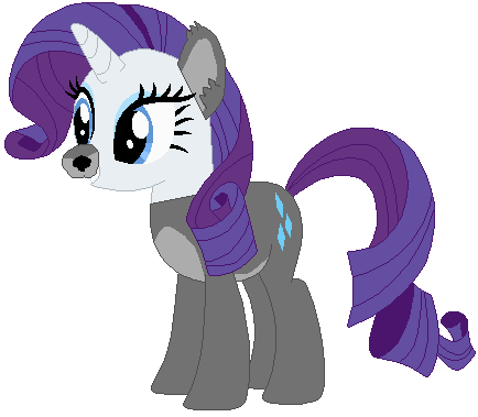 Size: 434x379 | Tagged: safe, artist:selenaede, artist:user15432, derpibooru import, rarity, pony, unicorn, wolf, animal, animal costume, base used, big bad wolf, clothes, costume, crossover, fairy tale, pinkie tales, simple background, solo, three little pigs, white background, wolf costume