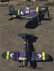 Size: 610x813 | Tagged: artist:jeremeymcdude, derpibooru import, f4u corsair, fighter plane, lraf, old lunar republic, plane, safe, shadowbolts, war thunder