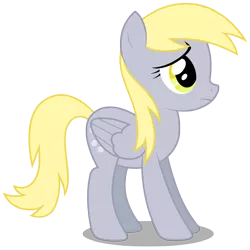 Size: 3000x3000 | Tagged: safe, artist:brony-works, derpibooru import, derpy hooves, pegasus, pony, female, high res, mare, sad, simple background, solo, transparent background, vector