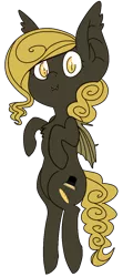 Size: 536x1203 | Tagged: safe, artist:tilling-tan, derpibooru import, oc, oc:black mambo, unofficial characters only, bat pony, pony, simple background, solo, transparent background