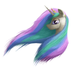 Size: 4000x3508 | Tagged: safe, artist:bcrich40, derpibooru import, princess celestia, pony, female, mare, simple background, solo, transparent background, wallpaper, windswept mane