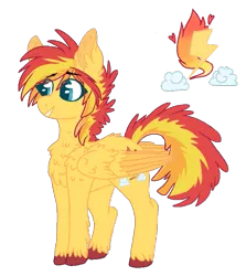Size: 671x751 | Tagged: safe, artist:wanderingpegasus, derpibooru import, oc, oc:flamespark, unofficial characters only, pegasus, pony, female, mare, simple background, solo, transparent background