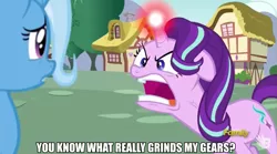 Size: 959x533 | Tagged: safe, derpibooru import, edit, edited screencap, screencap, starlight glimmer, trixie, pony, unicorn, all bottled up, discovery family logo, family guy, female, image macro, mare, meme, peter griffin, ragelight glimmer