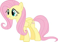 Size: 11089x8000 | Tagged: safe, artist:myardius, derpibooru import, fluttershy, pegasus, pony, stare master, .svg available, absurd resolution, excited, simple background, smiling, solo, transparent background, vector