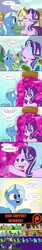 Size: 2481x14855 | Tagged: suggestive, artist:doublewbrothers, derpibooru import, starlight glimmer, trixie, pony, unicorn, all bottled up, absurd resolution, bottled lust, comic, dialogue, duo, female, implied bondage, implied lesbian, implied shipping, implied startrix, implied twistarlight, lesbian, lust magic, magic, mare, ponyville, seven deadly sins, shipping, speech bubble, twistarlight