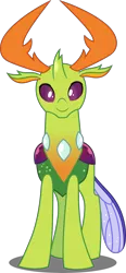 Size: 3000x6486 | Tagged: absurd resolution, artist:dashiesparkle, changedling, changeling, derpibooru import, high res, king thorax, looking at you, safe, simple background, solo, .svg available, thorax, transparent background, vector