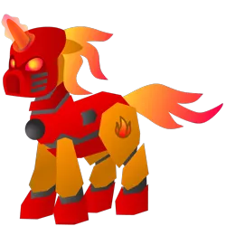 Size: 1000x1000 | Tagged: artist:spyrothebadassdragon, bionicle, derpibooru import, lego, ponified, safe, tahu