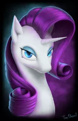 Size: 826x1273 | Tagged: artist:the1xeno1, bust, derpibooru import, fluffy, portrait, rarity, safe, solo