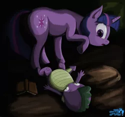 Size: 2304x2155 | Tagged: safe, artist:sgtgarand, derpibooru import, spike, twilight sparkle