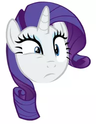 Size: 700x900 | Tagged: safe, derpibooru import, screencap, rarity, pony, spice up your life, floating head, reaction, reaction image