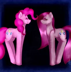 Size: 1024x1032 | Tagged: artist:alliedrawsart, derpibooru import, pinkamena diane pie, pinkie pie, self harm, semi-grimdark