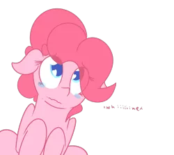 Size: 1280x1143 | Tagged: artist:mr-degration, behaving like a dog, crying, derpibooru import, pinkie pie, puppy pie, safe, simple background, solo, transparent background