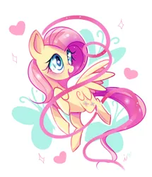 Size: 800x929 | Tagged: safe, artist:ipun, derpibooru import, fluttershy, pegasus, pony, blushing, cute, female, heart, heart eyes, mare, open mouth, shyabetes, simple background, smiling, solo, white background, wingding eyes