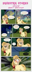 Size: 1919x4309 | Tagged: artist:estories, comic, comic:find yourself, crying, derpibooru import, discord, flashback, mushroom, oc, oc:alice goldenfeather, oc:penumbra, pony discord, safe